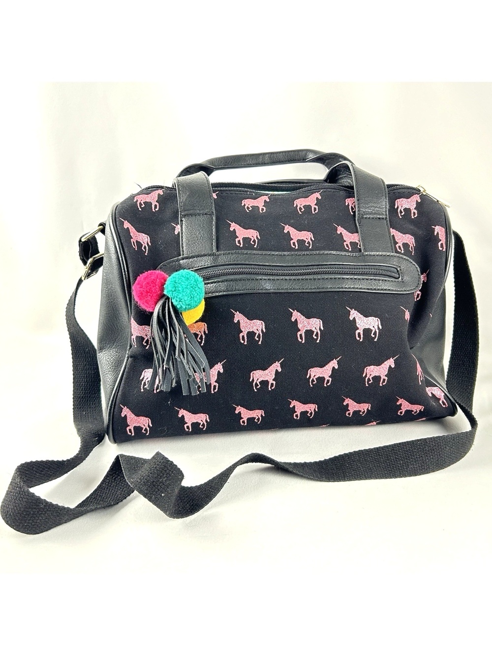 Dream Control Sleepover Bag With Glitter Unicorn Design 16" x 10" Kids Overnight